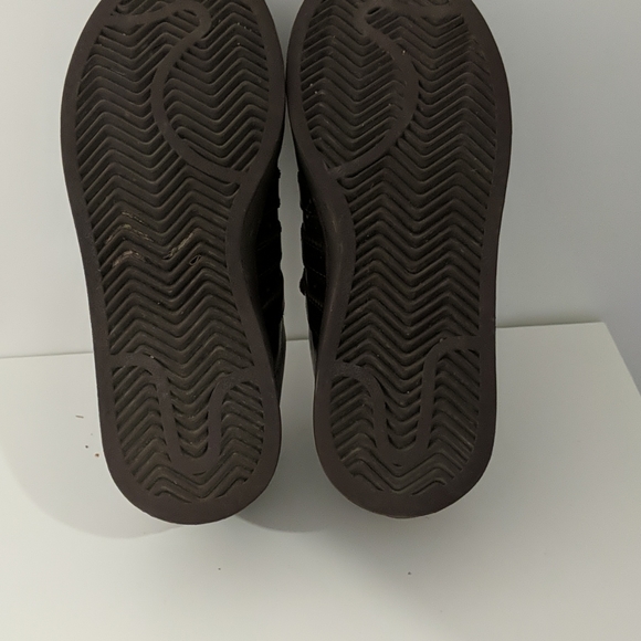 Brown Adidas Shell Toes - Picture 2 of 3